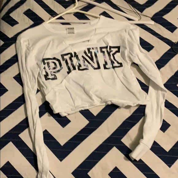 VS Pink Crop top shirt - Picture 1 of 2